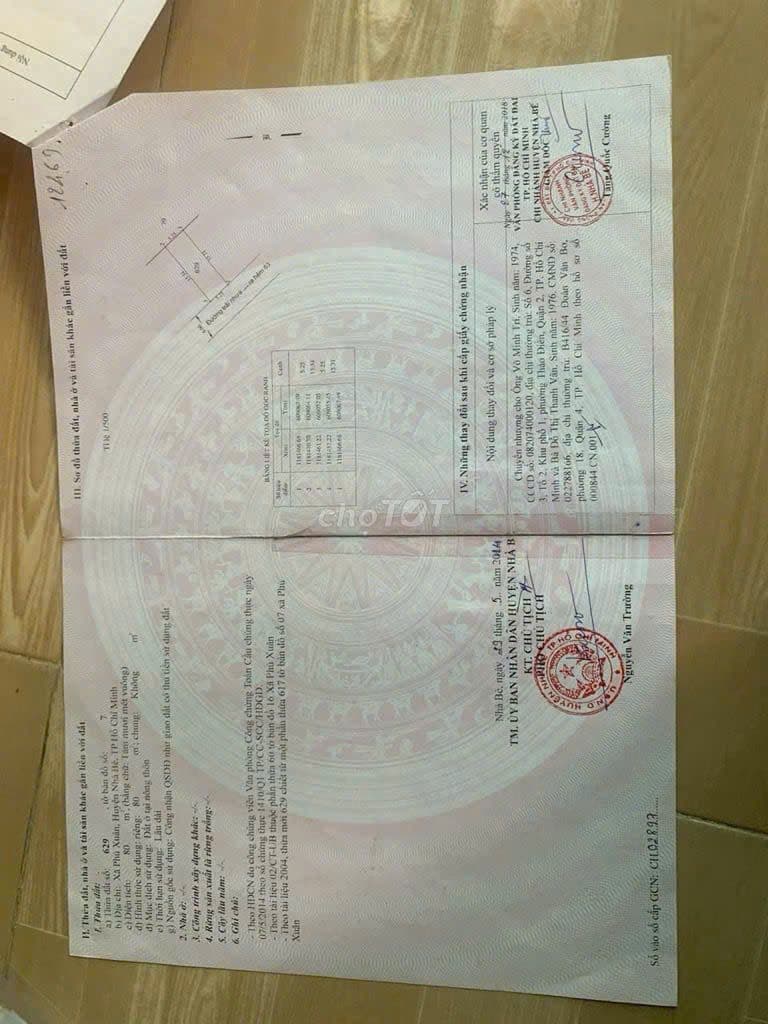ĐẤT RẺ CHỈ CÒN 1 LÔ NGANG 5.5 CHỈ 4 TỶ 555