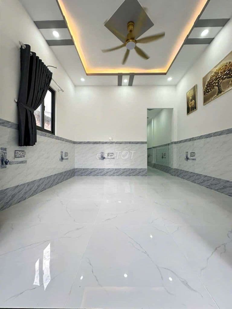 NHÀ MỚI 4M×18M.🌹.NHÀ ĐI GÒ VẤP TẦM 5.PHÚT