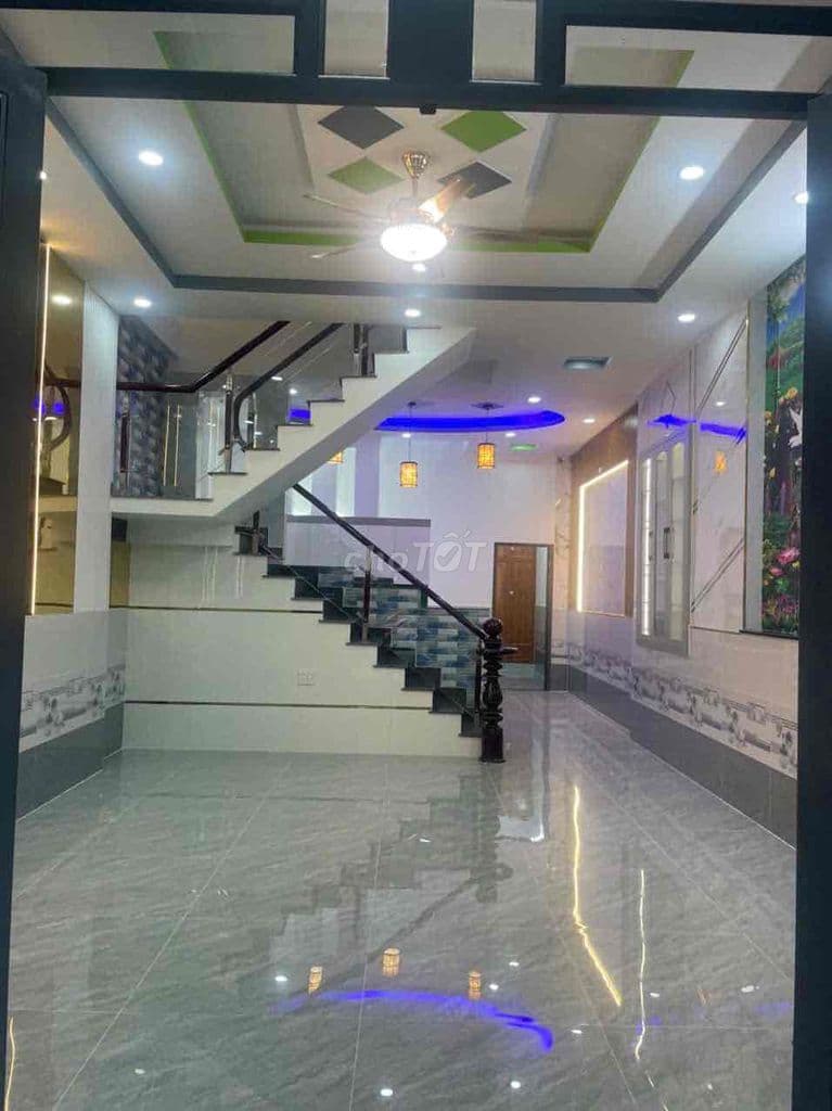 Nhà 1Trệt 2 Lầu Đẹp 5x18m Shr Mt nhựa 10m Trong KDC Đại Hải Bà Điểm - Ảnh 3