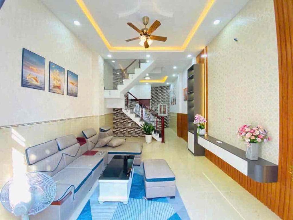 Nhà sh riêng đúc 3 lầu hẻm xe hơi 1/ thạnh xuân 43 q12 - Ảnh 2