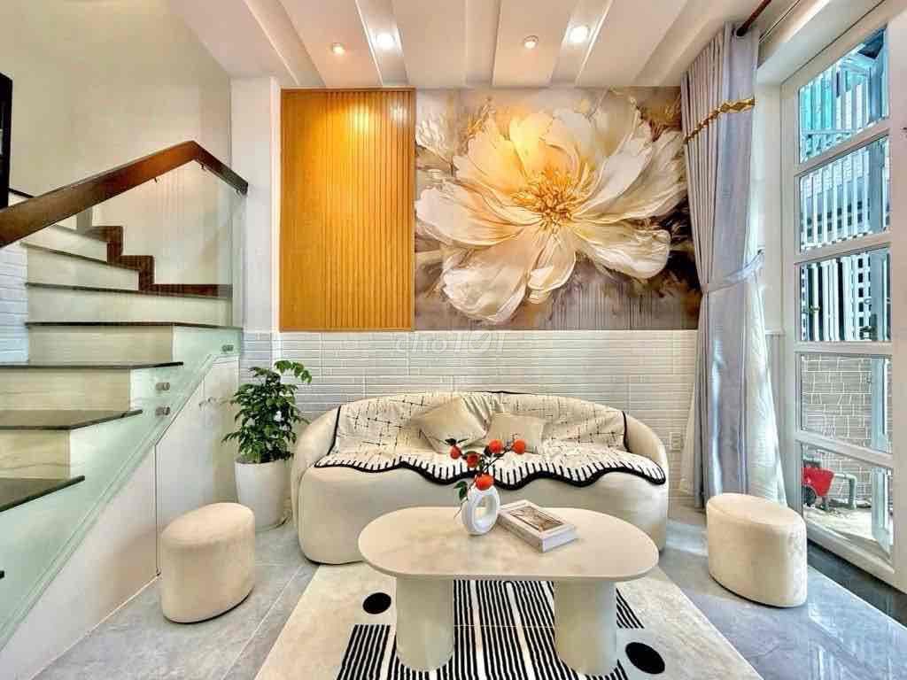 Bán Siêu Phẩm nhà 4 tầng 40m2 - Full nội thất cao cấp Phan Văn Trị - Ảnh 3