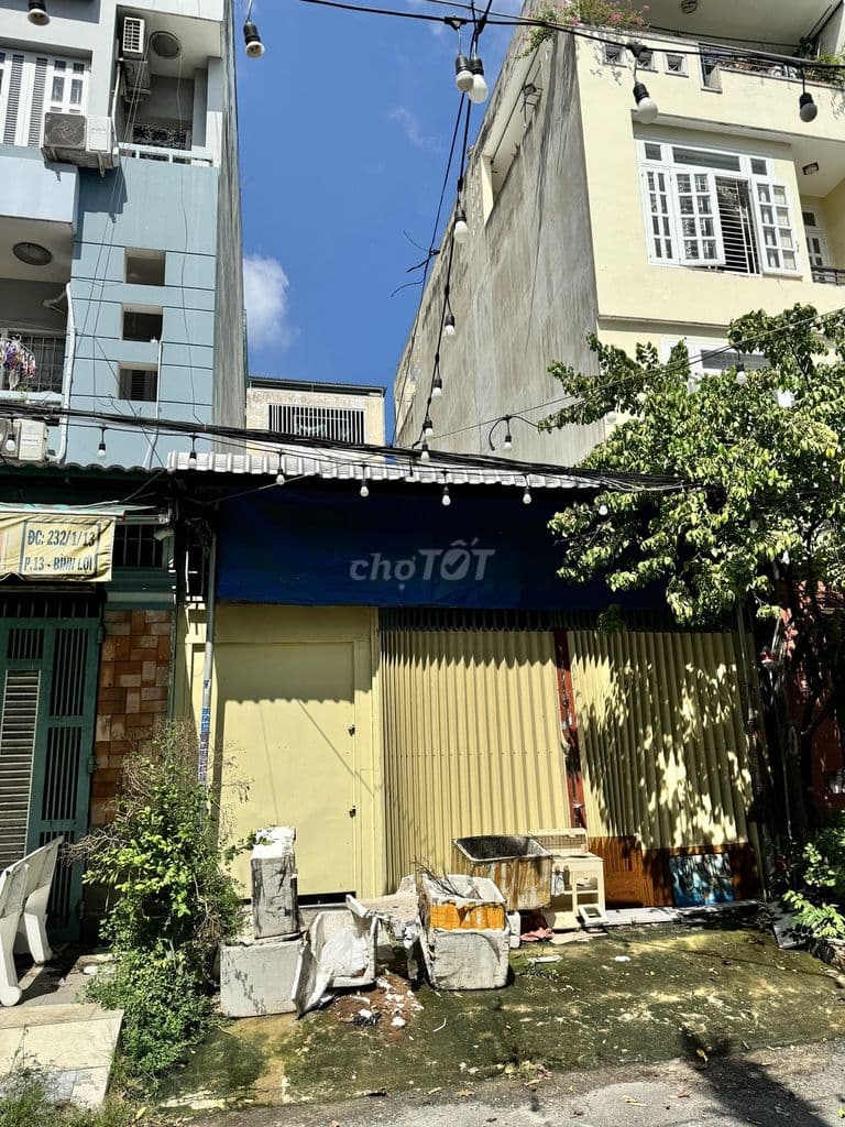 Bán Lô Đất 162/2 Đường 12m Bình Lợi, DT 5x20m ( 100m2) XD 4Tầng