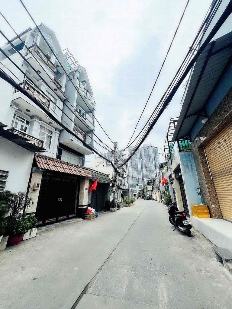 🏦🏦NHÀ 4 TẦNG/ MT HẺM XE TẢI 🚛 TRÁNH HUỲNH TẤN PHÁT- CAO THỊ CHÍNH-70MV