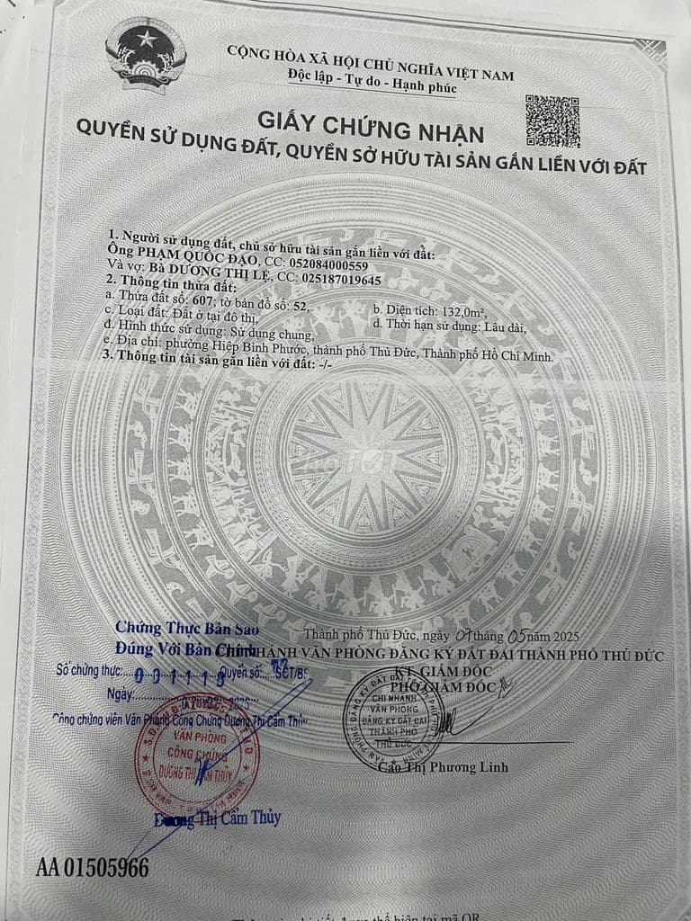 Chính chủ bán nhà mặt tiền Quốc lộ 13 đối diện Vạn Phúc City 8x18 142m - Ảnh 3