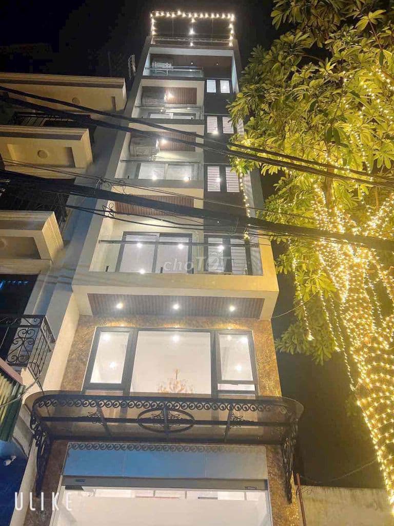 NHÀ MẶT PHỐ VỈA HÈ KINH DOANH THẠCH BÀN CỔ LINH 7 TẦNG FULL NỘI THẤT - Ảnh 2