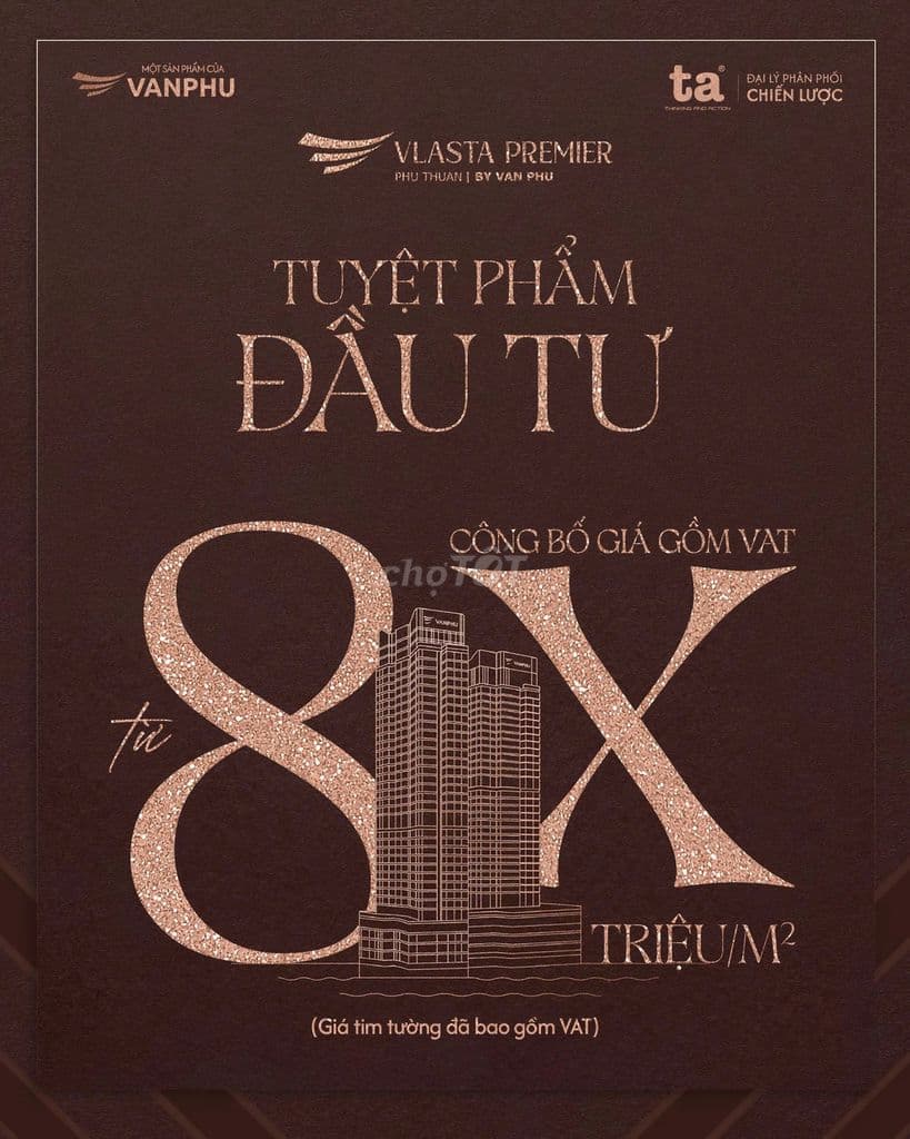 NHẬN BOOKING VLASTA PREMIER PHÚ THUẬN – CĂN HỘ CAO CẤP QUẬN 7
