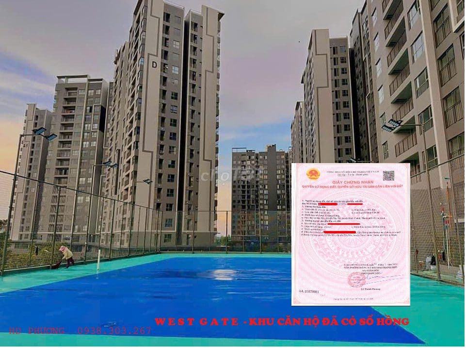 Bán Căn Hộ 2PN 2WC - Dạng Có Sổ Hồng Sẵn - Hỗ Trợ Vay Bank - Theo Tầng