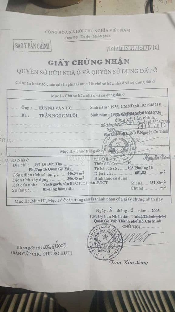 Cần bán nhà mặt tiền