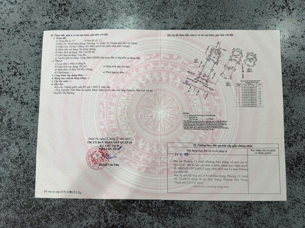 Bán gấp nhà hẻm 84/60 Đường Hoà Hưng P.13 Quận 10 giá chỉ 7,99 tỷ