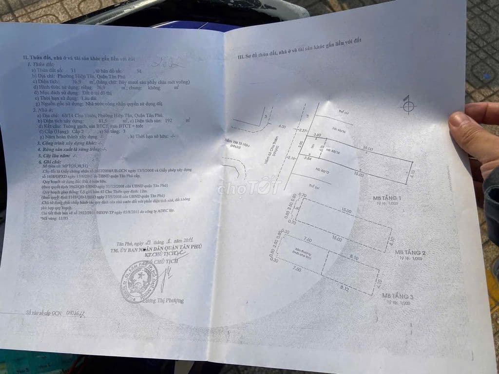 Tôi chính chủ bán nhà 14 Lê Thận 4x19 - 2 lầu 9.2 tỷ