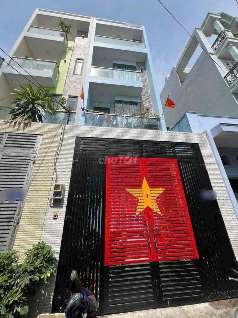 Nhà mới hẻm xe hơi (1 sẹc) Bùi Tư Toàn 4x16m cách Võ Văn Kiệt 5 phút