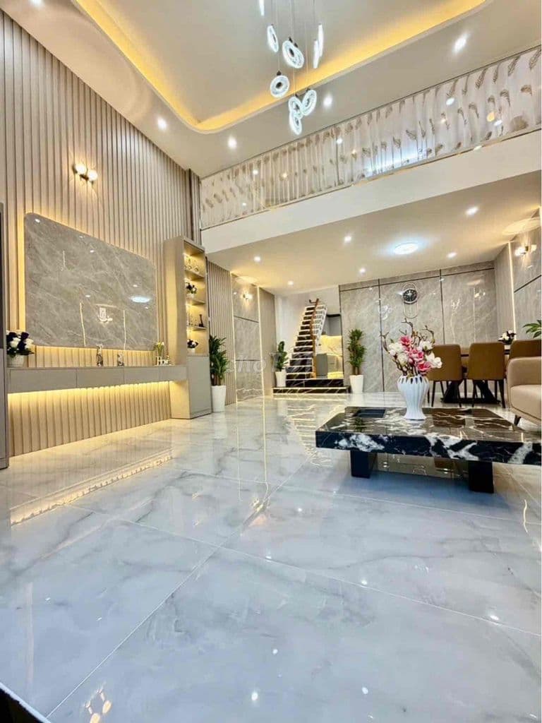 4,79 TỶ Mt 5x14 Huỳnh Tấn Phát 2 tầng . Full nội thất .