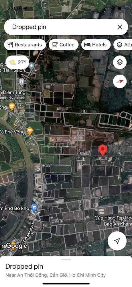 Đất Lý Nhơn, x. ATĐ, Cần Giờ: 20 x 50, giá 780 triệu. - Ảnh 2