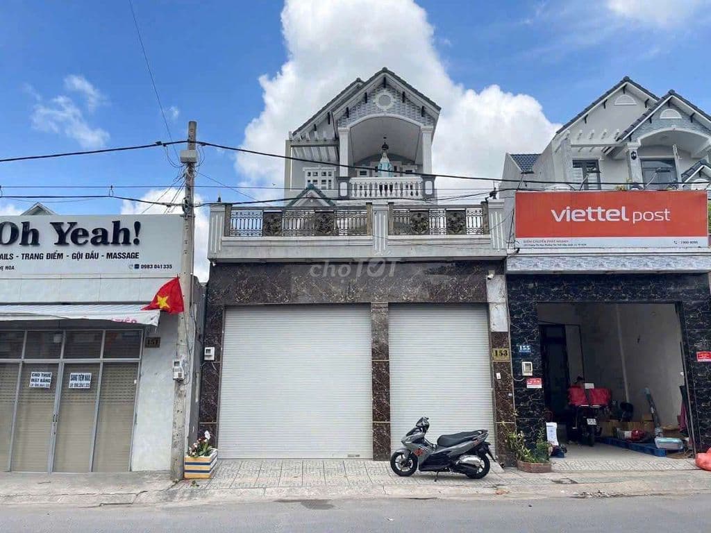 Hạ giá 1.5 tỷ Bán nhà Mặt tiền Trương Thị Hoa 6,6x28m đúc 3 tấm