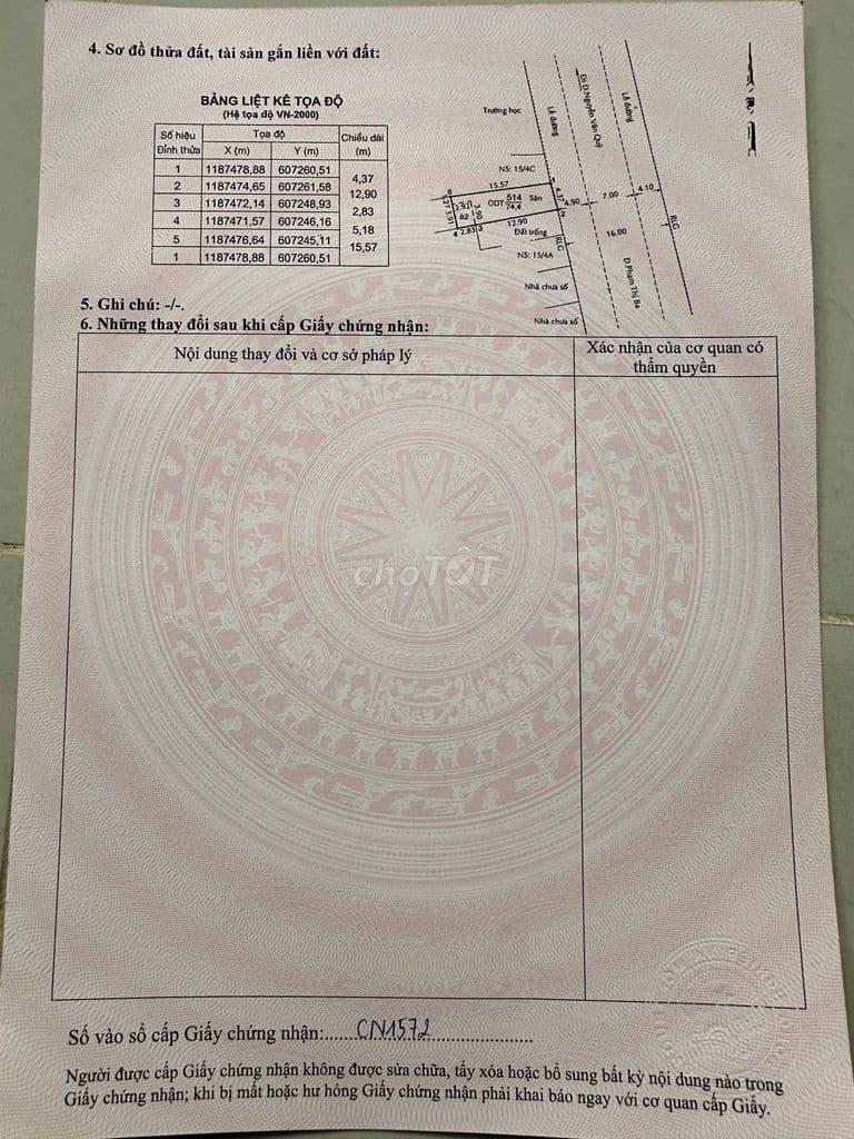 Bán đất tại Phạm Thị Ba, Phường Phú Thuận Q7. Dt 4x13 + 4x18+ 4,37x16m - Ảnh 2
