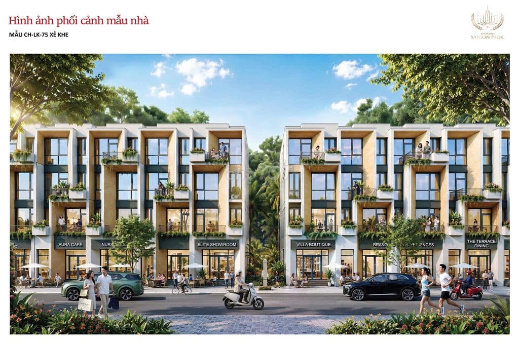 NHÀ PHỐ & SHOPHOUSE VINHOMES HÓC MÔN – - Ảnh 3