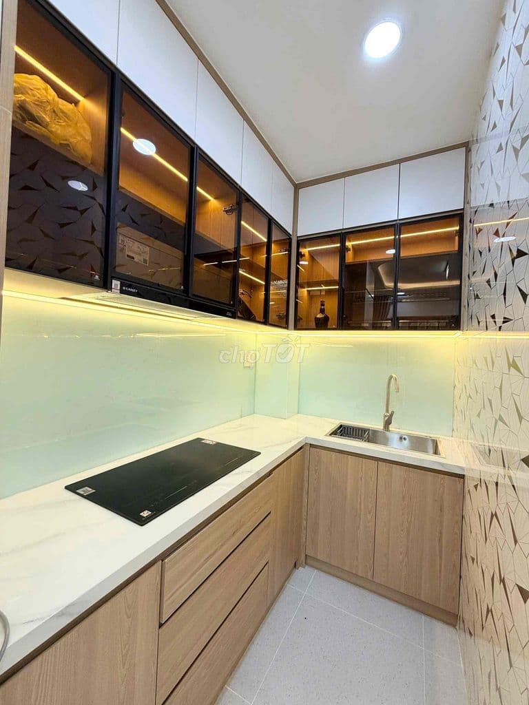 BÌNH THẠNH-5 TẦNG -CÁCH 1 CĂN RA HẺM ÔTÔ-FULL NỘI THẤT - NGUY - Ảnh 3