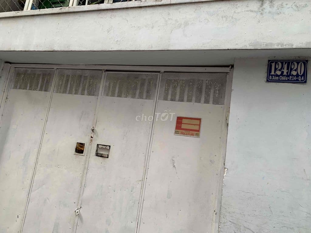 Bán Nhà Hẻm 124 Xóm Chiêu 55,4m2, 3 Tầng, Hẻm thông