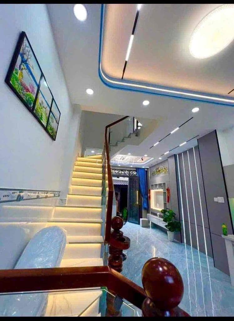 4Tầng Hưng Phú 4 Phòng Ngủ Hẻm 4m Sổ Hồng Riêng Hoàn Công - Ảnh 3