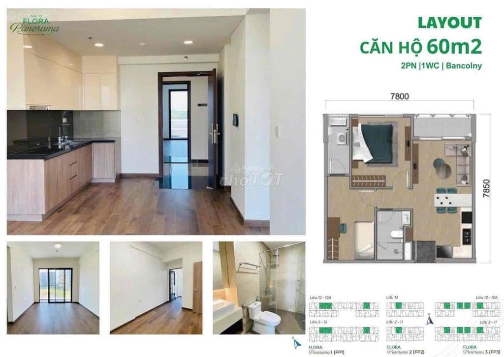 Cần bán 2PN1WC có ban công thoáng nhà mới dự án Mizuki Park tháp Fp1 - Ảnh 2