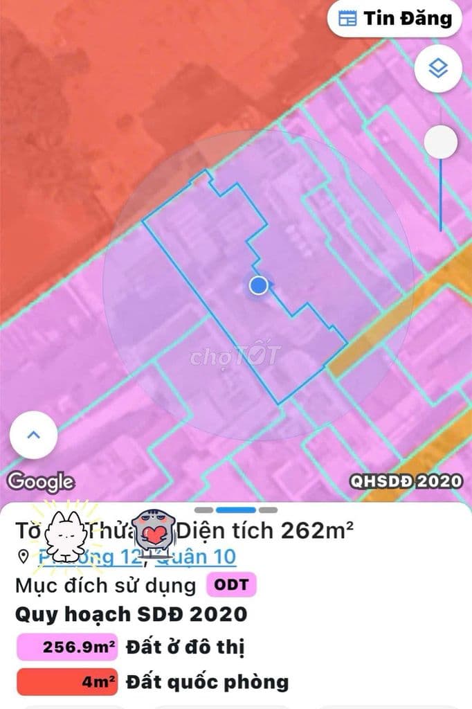 Bán quỹ đất 262m² CMT8 - Hàng xóm Hà Đô Centrosa - Chỉ 36 tỷ