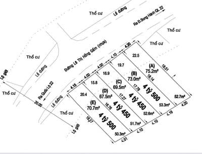 Bán 3 nền đất thổ cư mặt tiền đường Lê Thị Hồng Gấm, Hóc Môn - Ảnh 2