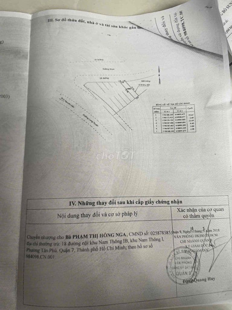 Đất Đô Thị Mặt tiền đường 30m