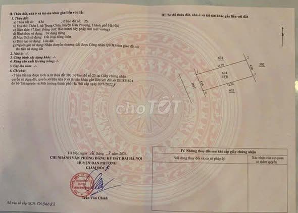 bán đất Trung Châu A Đan Phượng giá giảm sâu - Ảnh 3