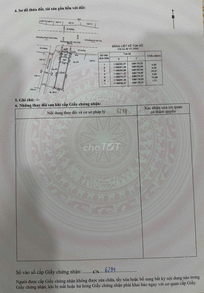 Mặt tiền 339 Cây Trâm, 4.6x21m, số nhà đẹp, P8, Gò Vấp, TPHCM - Ảnh 3
