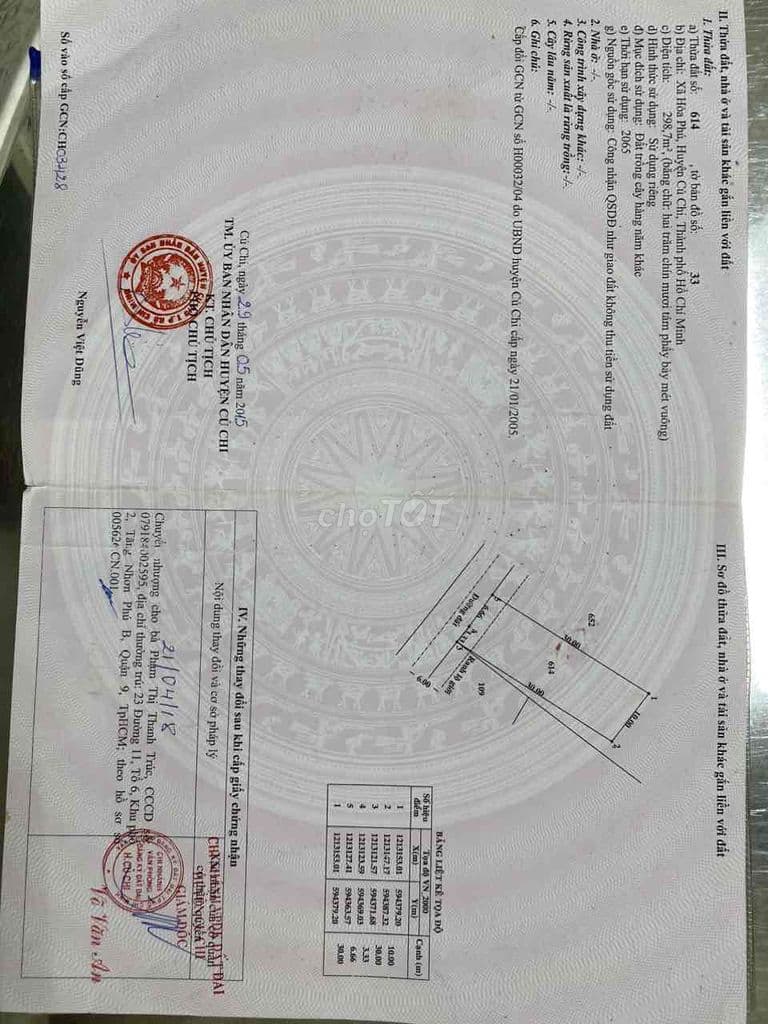 bán đất mặt tiền hẻm đường bến than xã bình mỹ (mới) tphcm