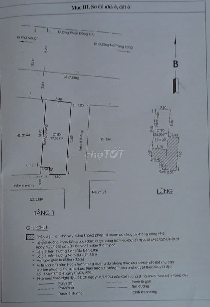 Bán nhà mặt tiền