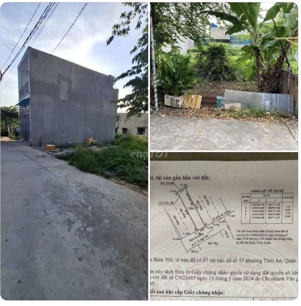 XÂY TỔ ẤM 80M² (4x20m) – ĐẤT TRỐNG XÂY NGAY – ÔTÔ TẬN CỬA – CHỈ 3.6 TỶ