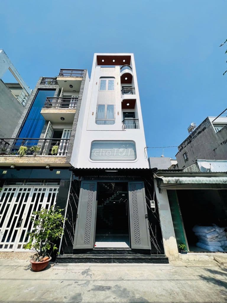Nhà mới 1/ Đ Số 9 gần kênh Tham Lương (4m*15m) hẻm 8m cách Aeon chỉ 3p
