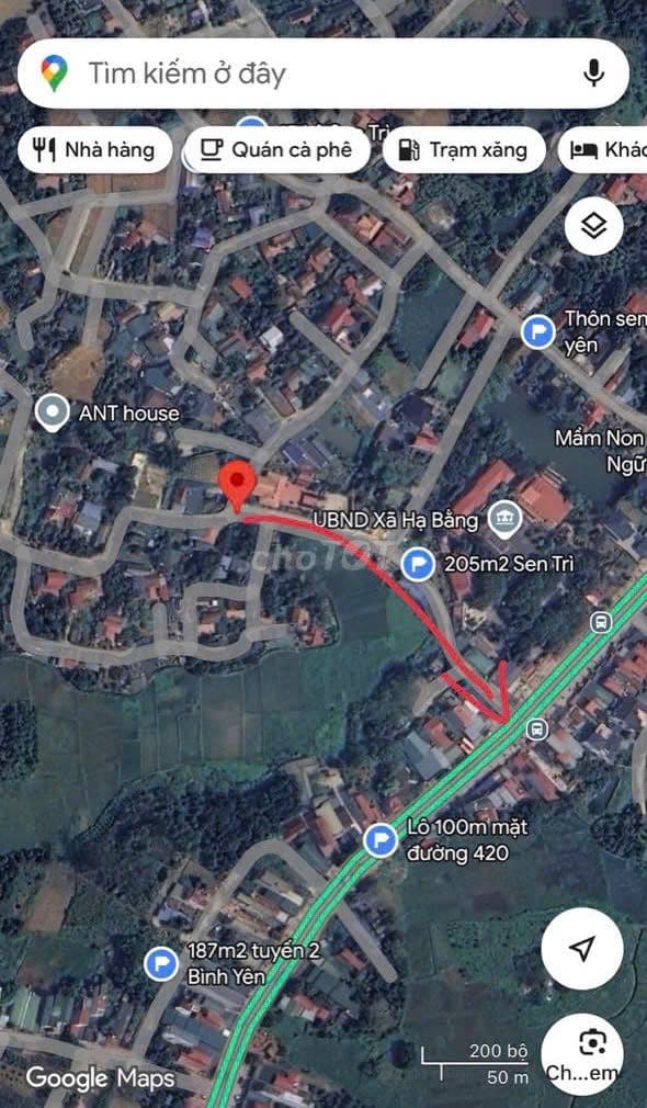 Đất sát UBND xã Hạ Bằng - Hòa Lạc.Lô góc 120m2 ô tô tránh kinh doanh. - Ảnh 2