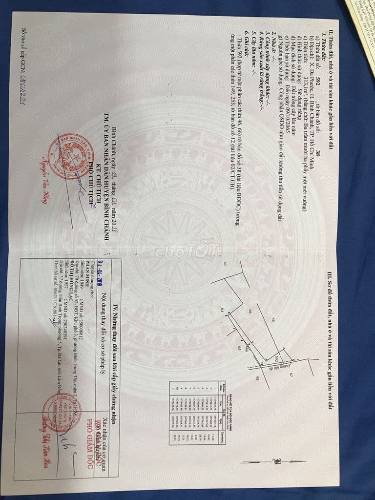 Bán 1.853 m2 đất Đa Phước - đường C4 - có thổ cư - giá tốt đầu tư - Ảnh 2