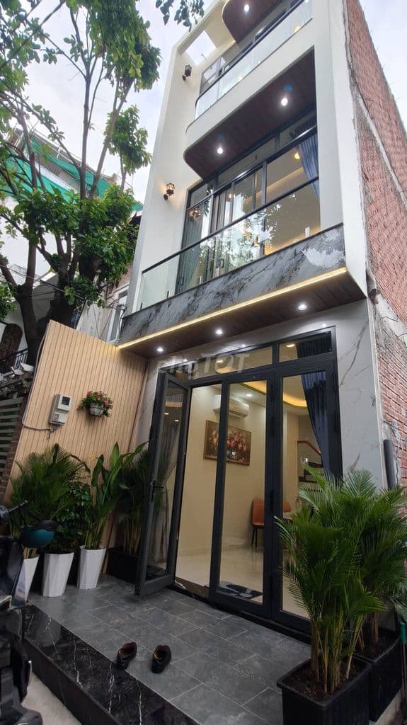 NHÀ MỚI 4 TẦNG- HẺM XE HƠI PHÚ THỌ HÒA- GẦN 50M2-6TY TL