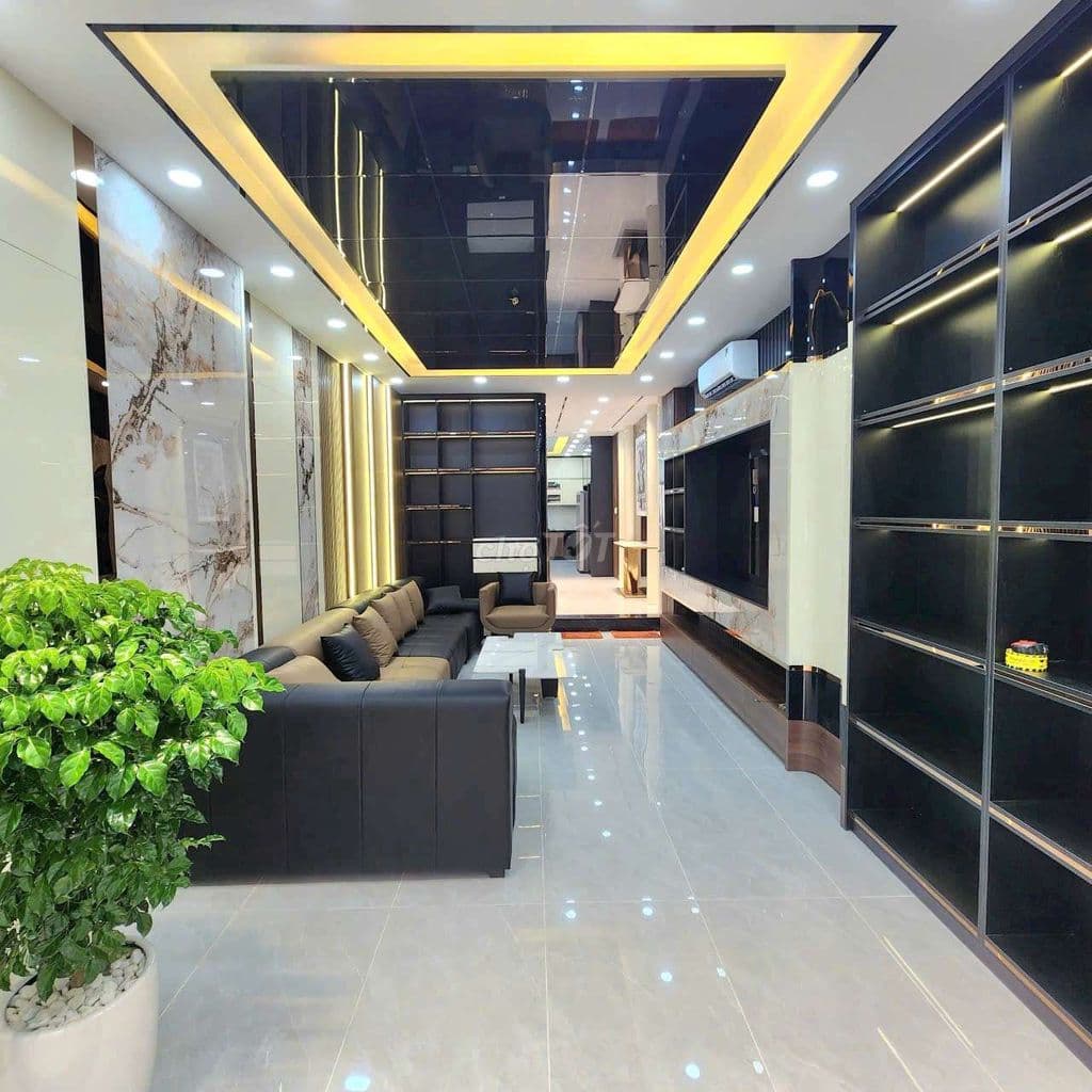 NHÀ MỚI 5 TẦNG MT ĐƯỜNG SỐ 9M KHU CƯ XÁ NH.