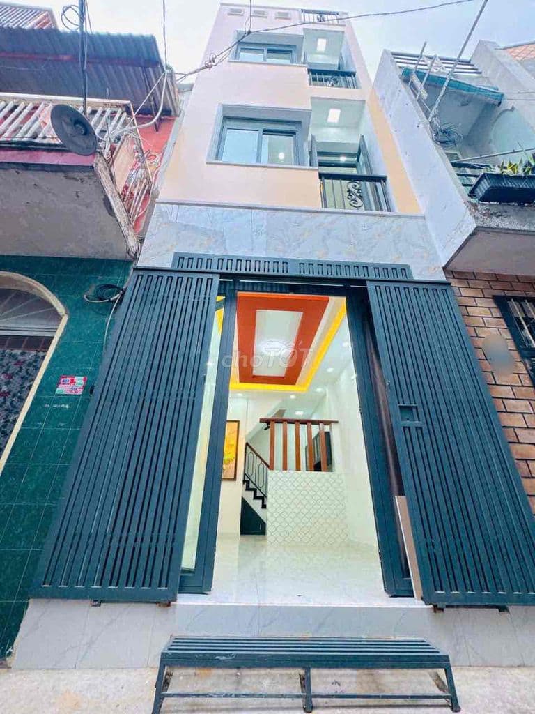 🟢 Nhà bán 4 Tầng xây mới 100% -2pn,3 Wc hẻm 154 Âu D Lân P3Q8