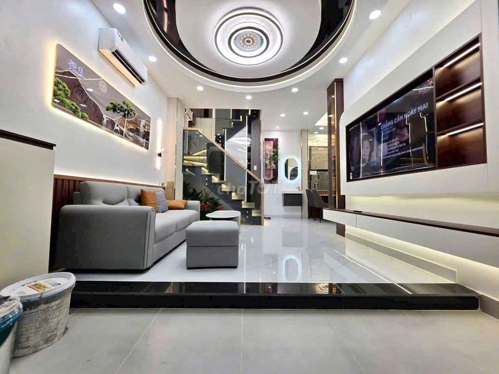 bán nhà full nội thất cao cấp hẻm xe hơi huỳnh Tấn Phát - Ảnh 3