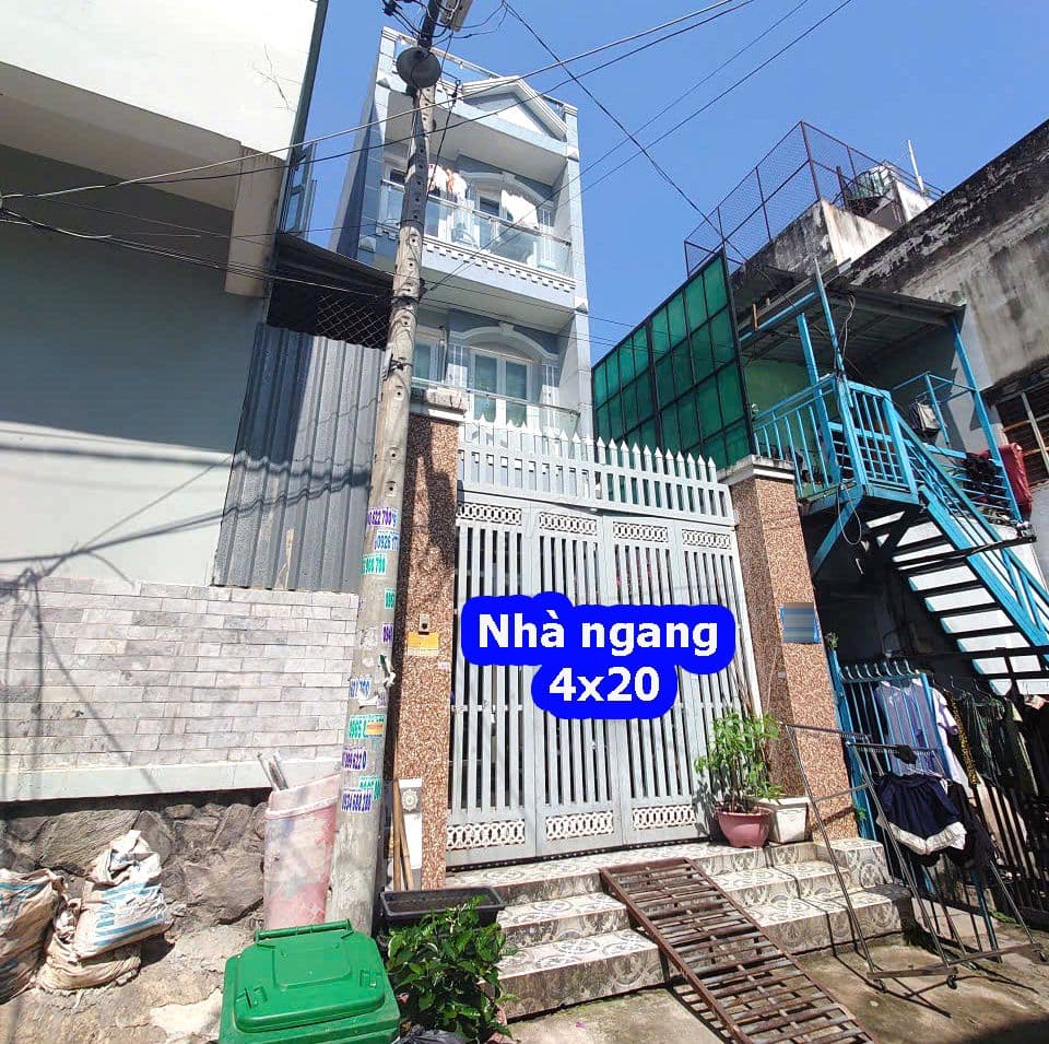 NHÀ HẺM XH 6M 3 TẦNG AN D. VƯƠNG Q6, 4X20