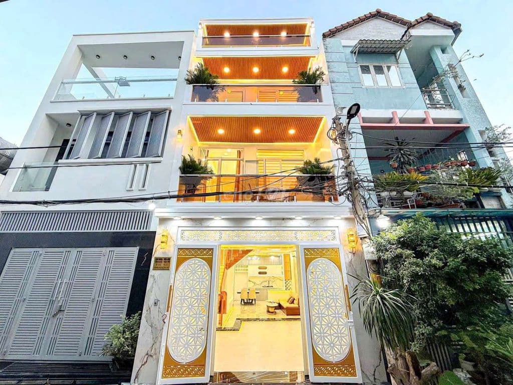 Bán nhà mới HXH gò ô môi Q7 5x12m 3L giá 9,990 tỷ