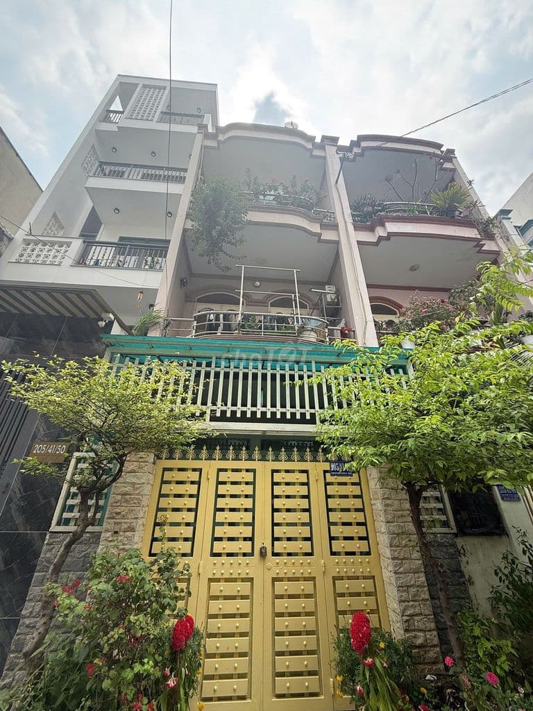 Bán Nhà Hẻm Xe Hơi Thông Bàn Cờ-DT:(4x15M)-Trệt 2 Lầu - Phạm Văn Chiêu