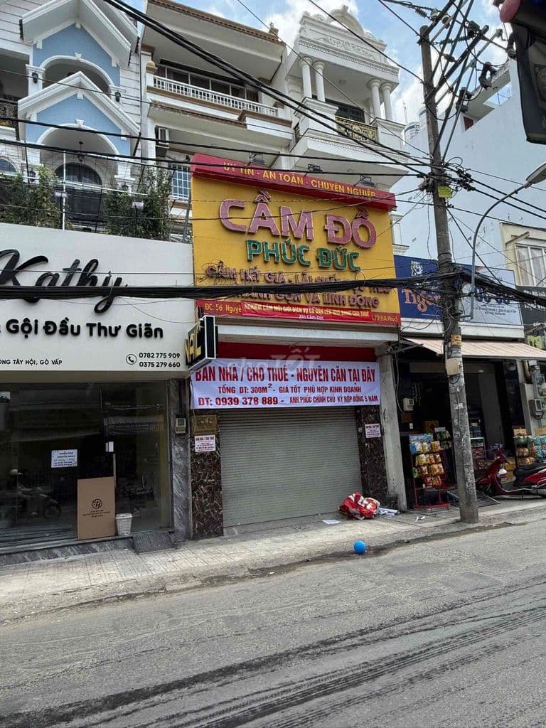 Bán nhà mặt tiền đường nguyễn văn khối quận gò vấp