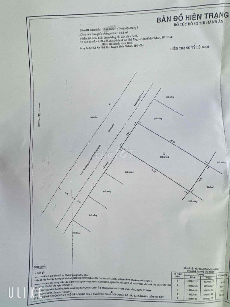 RẺ NHẤT DỰ ÁN 164,8 M2 CHỈ 5,3 TỶ LỘ GIỚI 21M