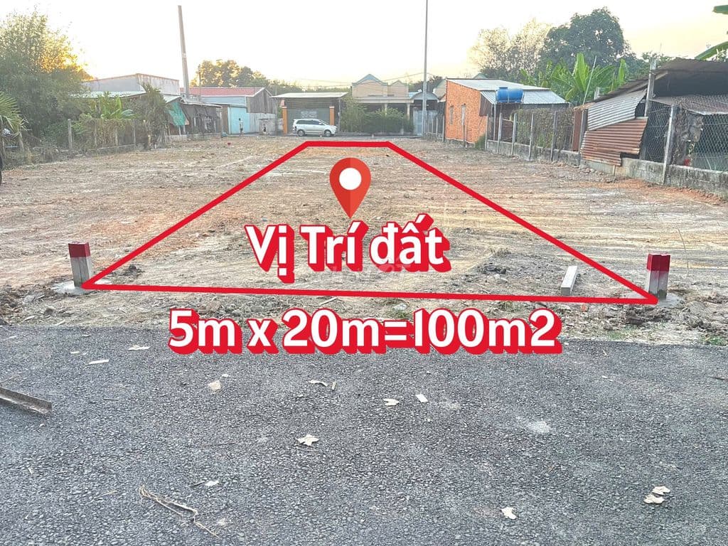 Đất sạch 100% giá 1,2 tỷ/ 100m², SHR. Đ. Trung Lập, Trung Lập Thượng,