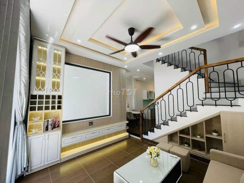 Nhà đẹp Lê Đức Thọ Gò Vấp | Hẻm ô tô 6m | 3 tầng chỉ 4tỷ230tr Sổ riêng - Ảnh 3