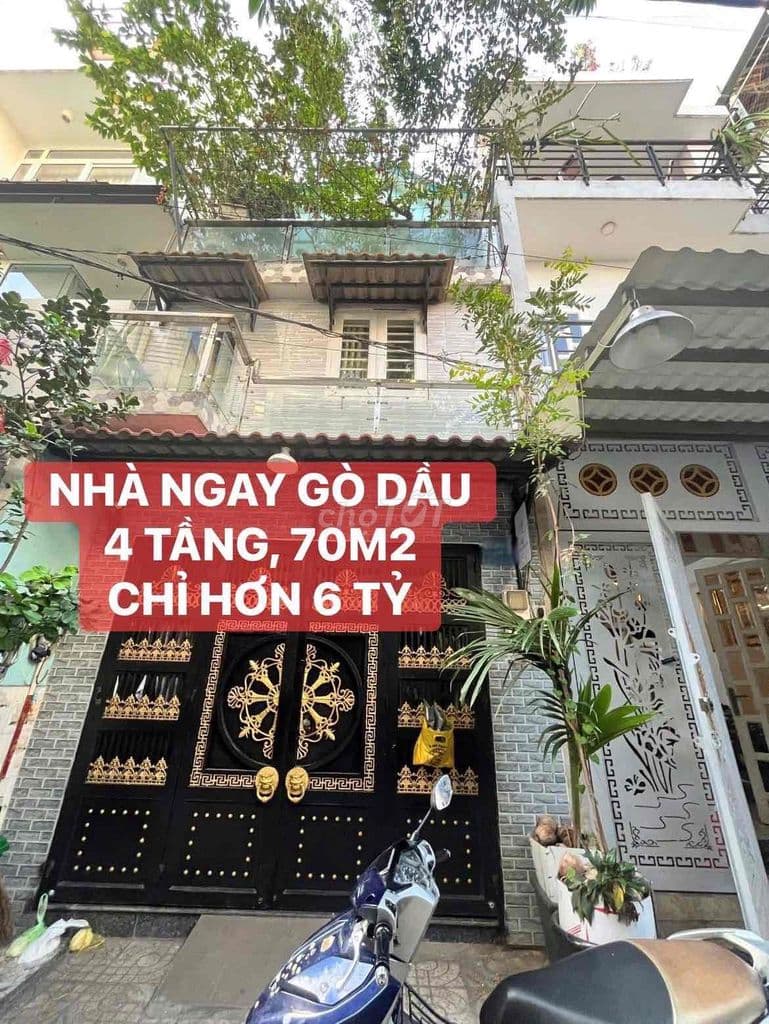 Nhà Tân Phú hẻm xe hơi, Nhà đẹp ở ngay