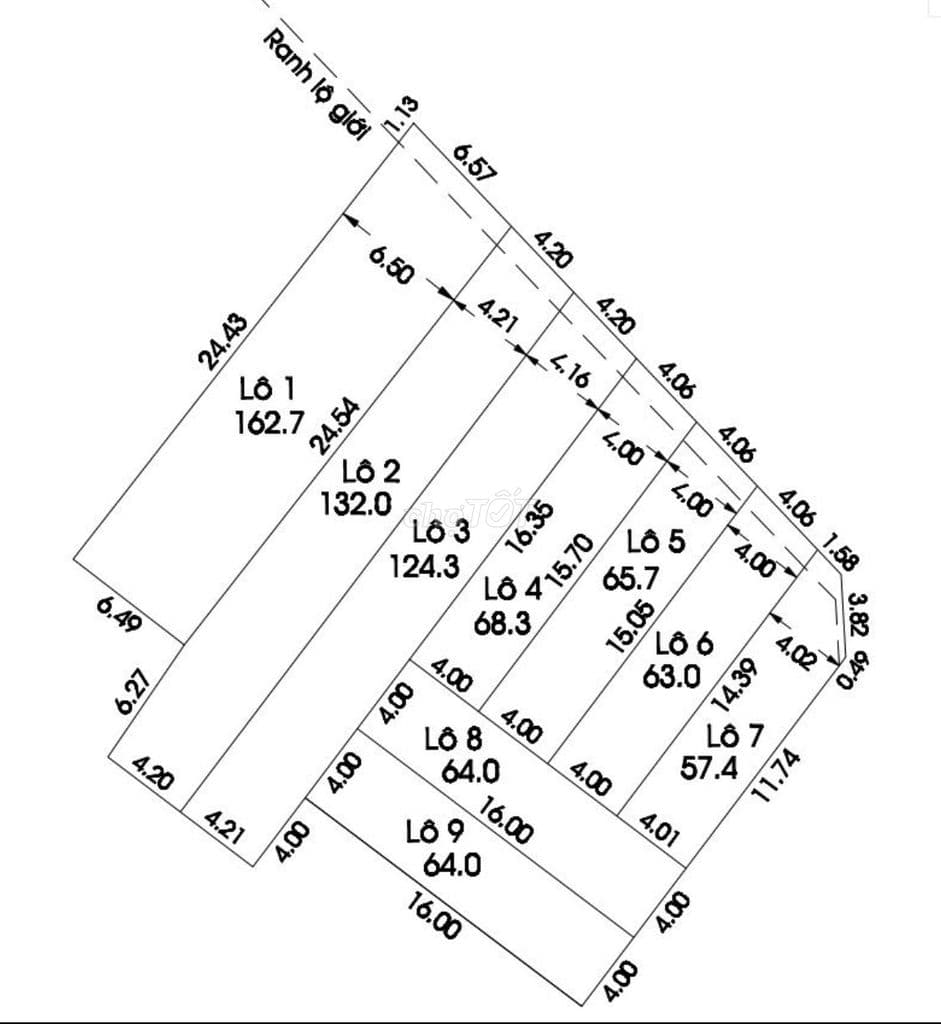 BÁN 2 LÔ ĐẤT (LÔ 2,3) PHƯỜNG TĂNG NHƠN PHÚ B ,Q9