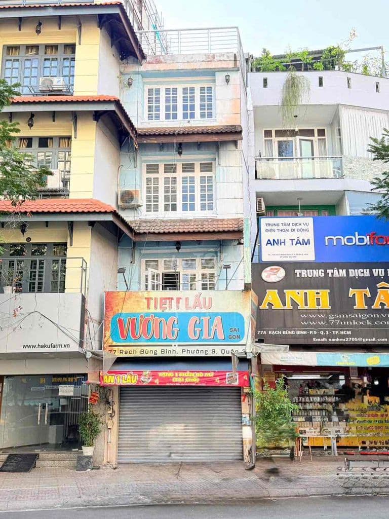 BÁN NHÀ MẶT TIỀN RẠCH BÙNG BINH QUẬN 3 DT 4 x 8 30m2 5 TẦNG GIÁ 11.7TỶ - Ảnh 3