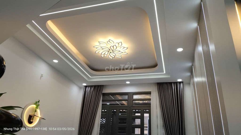 BÁN NHÀ SHR 86M2 NGANG 4M (NH 5.6M) , NGAY NHÀ THI ĐẤU PHÚ THỌ, 4PN - Ảnh 2
